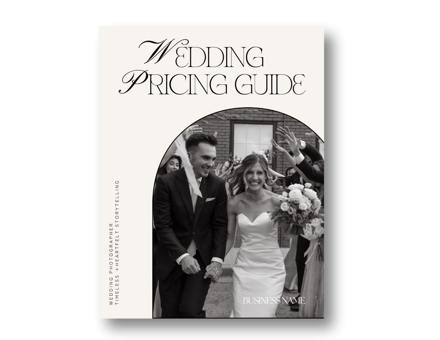 Wedding Price Guide, Editable Canva Template for Photographers